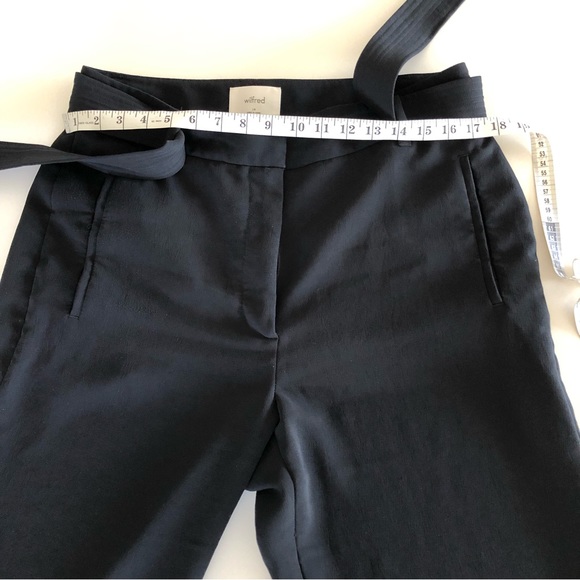 Aritzia Wilfred tie front high waisted pants - Picture 6 of 14